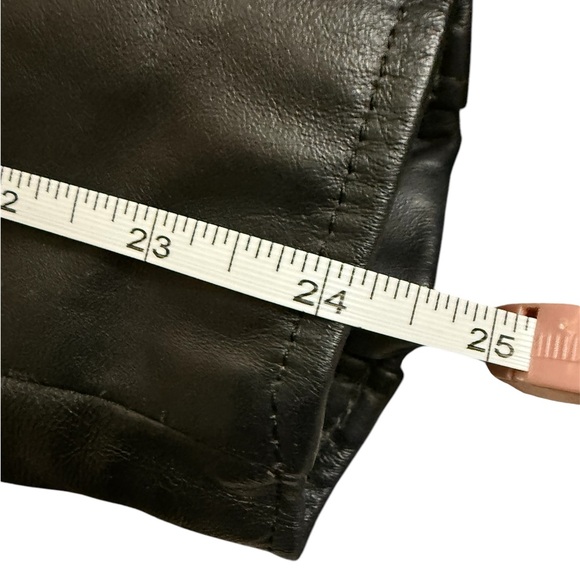 Vintage Brooks Real Leather Biker Jacket Made in USA Sz S (34) - Picture 11 of 12